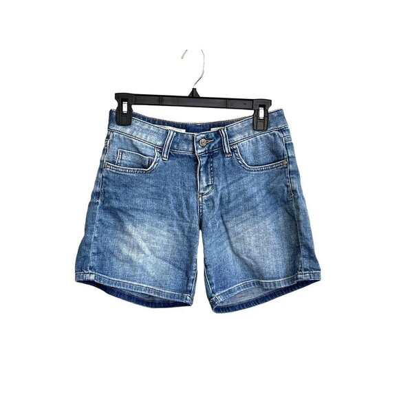 Pilcro the Letterpress by Anthropologie Light Wash Stet Jean Shorts 5 Pocket 25 - Picture 1 of 6